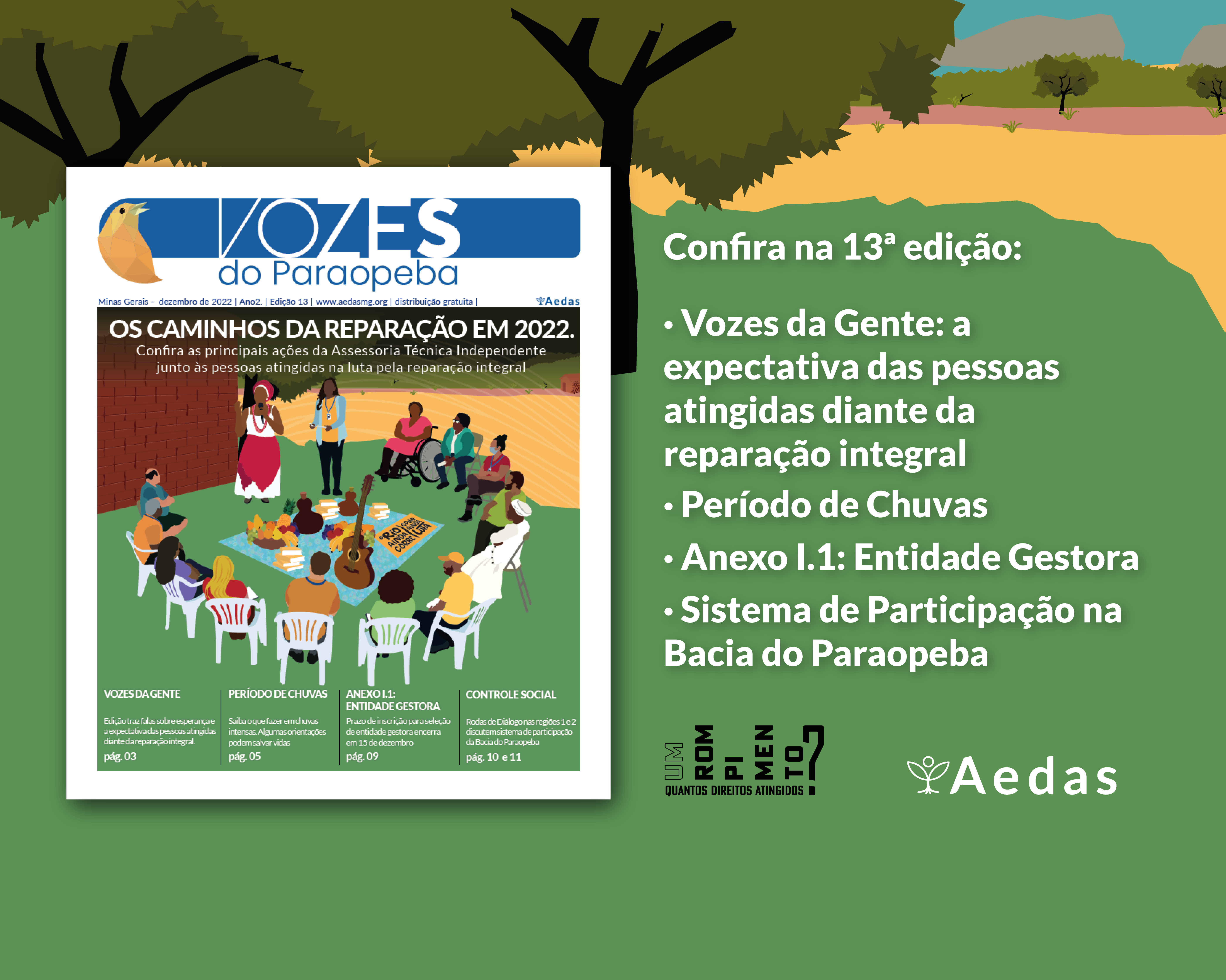Vozes do Paraopeba – 13ª edição: Os caminhos da Reparação em 2022